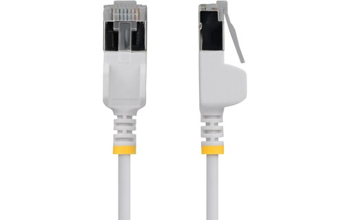 Pack de 10 Câble ethernet RJ45 Cat 6a STP - StarTech - 30 cm - Blanc