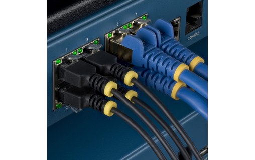 Pack de 10 Câble ethernet RJ45 Cat 6a UTP - StarTech - 15 cm - Noir