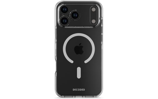 Coque MagSafe pour iPhone 17 Pro Max - Decoded Clear Case - Transparente