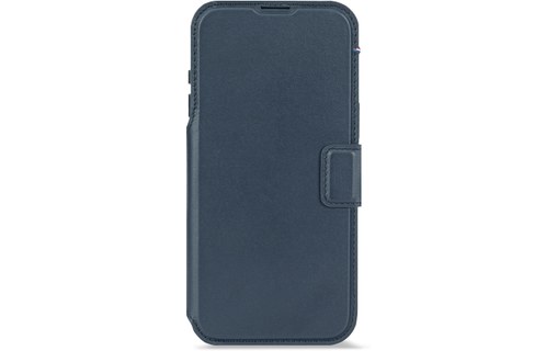 Étui à clapet pour iPhone 17 Pro Max - Decoded Leather Detachable - Bleu