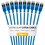 Pack de 10 Câble ethernet RJ45 Cat 6a STP - StarTech - 15 cm - Bleu