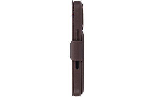 Étui à clapet pour iPhone 17 Pro Max - Decoded Leather Detachable - Marron