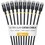 Pack de 10 Câble ethernet RJ45 Cat 6a STP - StarTech - 15 cm - Noir