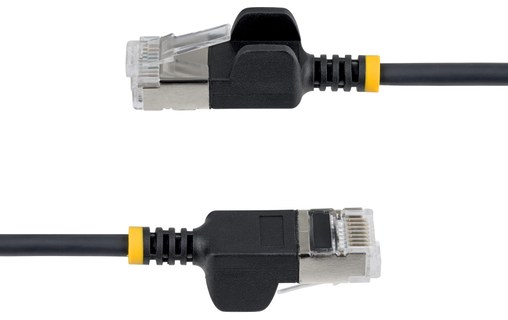 Pack de 10 Câble ethernet RJ45 Cat 6a STP - StarTech - 30 cm - Noir