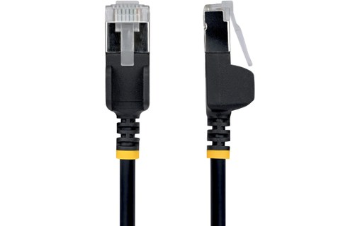 Pack de 10 Câble ethernet RJ45 Cat 6a STP - StarTech - 30 cm - Noir