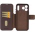 Étui à clapet pour iPhone 17 Pro Max - Decoded Leather Detachable - Marron
