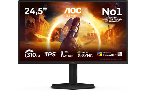 Écran Gaming 24,5" AOC G4 25G4SXU - 310 Hz