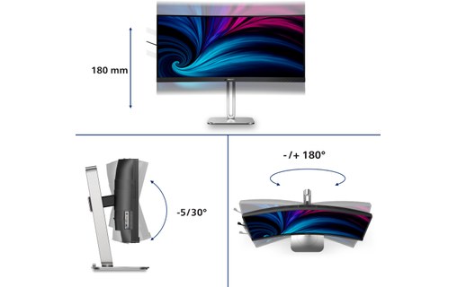 Écran Incurvé 34" Philips 5000 series 34B2U5600C/00 - 120 Hz USB-C
