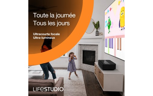 Vidéoprojecteur Home cinema Epson Lifestudio Grand EH-LS670B - Noir métallisé