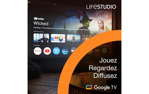 Vidéoprojecteur Home cinema Epson Lifestudio Grand EH-LS670B - Noir métallisé