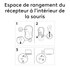 Souris sans fil Logitech M185 - Rouge
