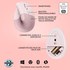 Souris sans fil Logitech Lift - Rose - Ergonomique, Verticale
