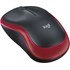 Souris sans fil Logitech M185 - Rouge