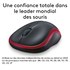 Souris sans fil Logitech M185 - Rouge