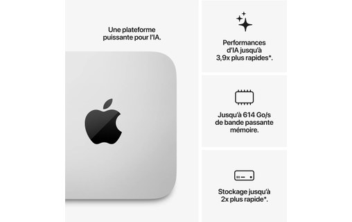 Apple Mac Studio M5 Max 2026 18/32 coeurs - SSD 4 To 36 Go RAM