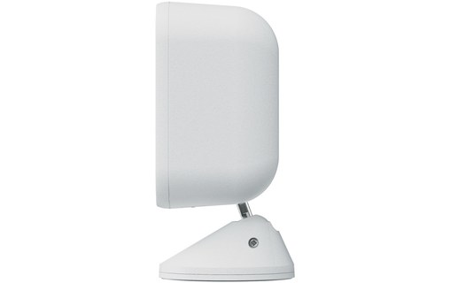 Vue latérale de la caméra Synology CC400W avec son support orientable