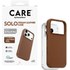 Coque pour iPhone 18 Pro - PanzerGlass CARE Solo - Brune