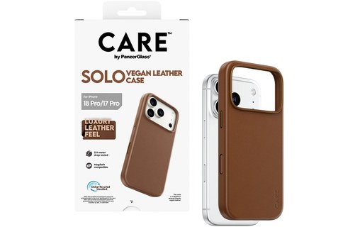 Coque pour iPhone 18 Pro - PanzerGlass CARE Solo - Brune