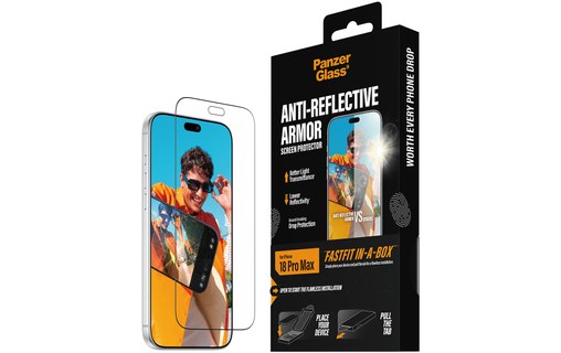 Protection d'écran pour iPhone 18 Pro Max - PanzerGlass Anti-reflective