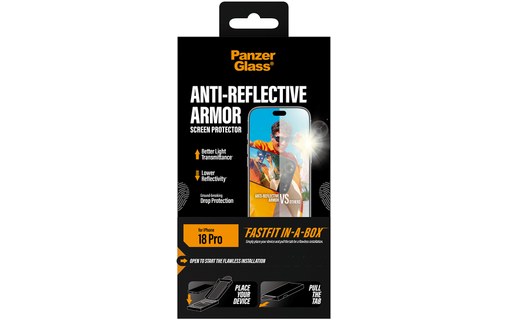 Protection d'écran pour iPhone 18 Pro - PanzerGlass Anti-reflective