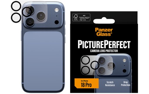 Protection caméra pour iPhone 18 Pro - PanzerGlass PicturePerfect