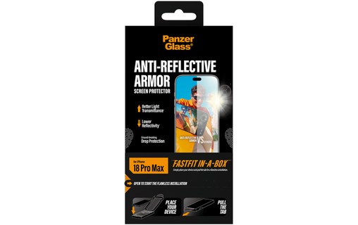 Protection d'écran pour iPhone 18 Pro Max - PanzerGlass Anti-reflective