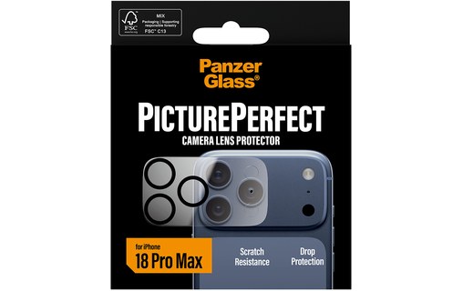 Protection caméra pour iPhone 18 Pro Max - PanzerGlass PicturePerfect