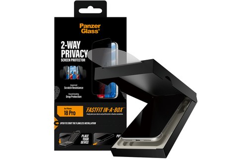 Protection d'écran pour iPhone 18 Pro - PanzerGlass 2-Way Privacy