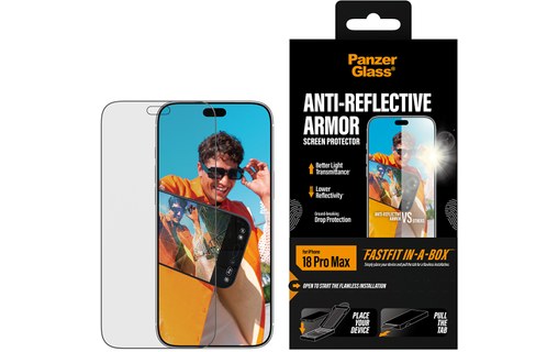 Protection d'écran pour iPhone 18 Pro Max - PanzerGlass Anti-reflective