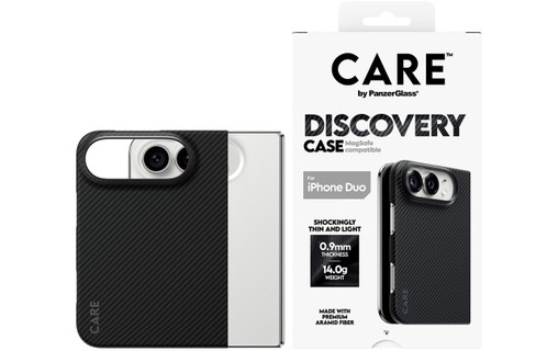 Coque MagSafe pour iPhone Duo - PanzerGlass Discovery Case - Grise
