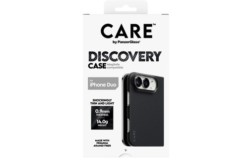 Coque MagSafe pour iPhone Duo - PanzerGlass Discovery Case - Grise