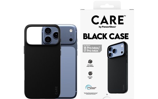 Coque pour iPhone 18 Pro Max - PanzerGlass CARE TPU - Noire