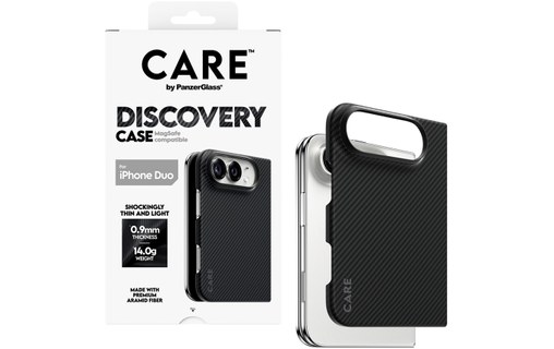 Coque MagSafe pour iPhone Duo - PanzerGlass Discovery Case - Grise