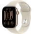 Apple Watch 12 - Aluminium Or clair 42 mm - Bracelet Sport Sable M/L