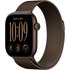 Apple Watch 12 - Aluminium Bronze sombre 42 mm - Bracelet Milanais Bronze