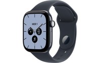 Apple Watch 12 5G - Céramique Bleu nuit 42 mm - Bracelet Sport Bleu marine S/M