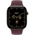Apple Watch 12 5G - Titane 46 mm - Bracelet Sport Bordeaux M/L