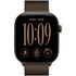 Apple Watch 12 5G - Aluminium Bronze sombre 46 mm - Bracelet Milanais Bronze M/L