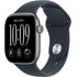 Apple Watch 12 - Aluminium Gris sidéral 42 mm - Bracelet Sport Bleu marine M/L