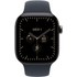 Apple Watch 12 5G - Titane 42 mm - Bracelet Sport Bleu marine M/L
