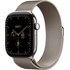 Apple Watch 12 5G - Titane Naturel 46 mm - Bracelet Milanais Naturel S/M