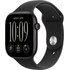 Apple Watch 12 5G - Aluminium Noir 46 mm - Bracelet Sport Noir M/L