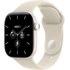 Apple Watch 12 5G - Céramique Blanc nacré 42 mm - Bracelet Sport Sable M/L