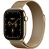 Apple Watch 12 5G - Titane Or brillant 42 mm - Bracelet Milanais Or brillant
