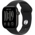 Apple Watch 12 5G - Aluminium Noir 42 mm - Bracelet Sport Noir M/L