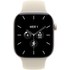 Apple Watch 12 5G - Céramique Blanc nacré 42 mm - Bracelet Sport Sable M/L