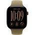 Apple Watch 12 5G - Aluminium Bronze sombre 46 mm - Bracelet Sport Olive M/L