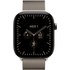 Apple Watch 12 5G - Titane Naturel 46 mm - Bracelet Milanais Naturel S/M