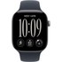 Apple Watch 12 - Aluminium Gris sidéral 46 mm - Bracelet Sport Bleu marine M/L