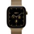 Apple Watch 12 5G - Titane Or brillant 42 mm - Bracelet Milanais Or brillant